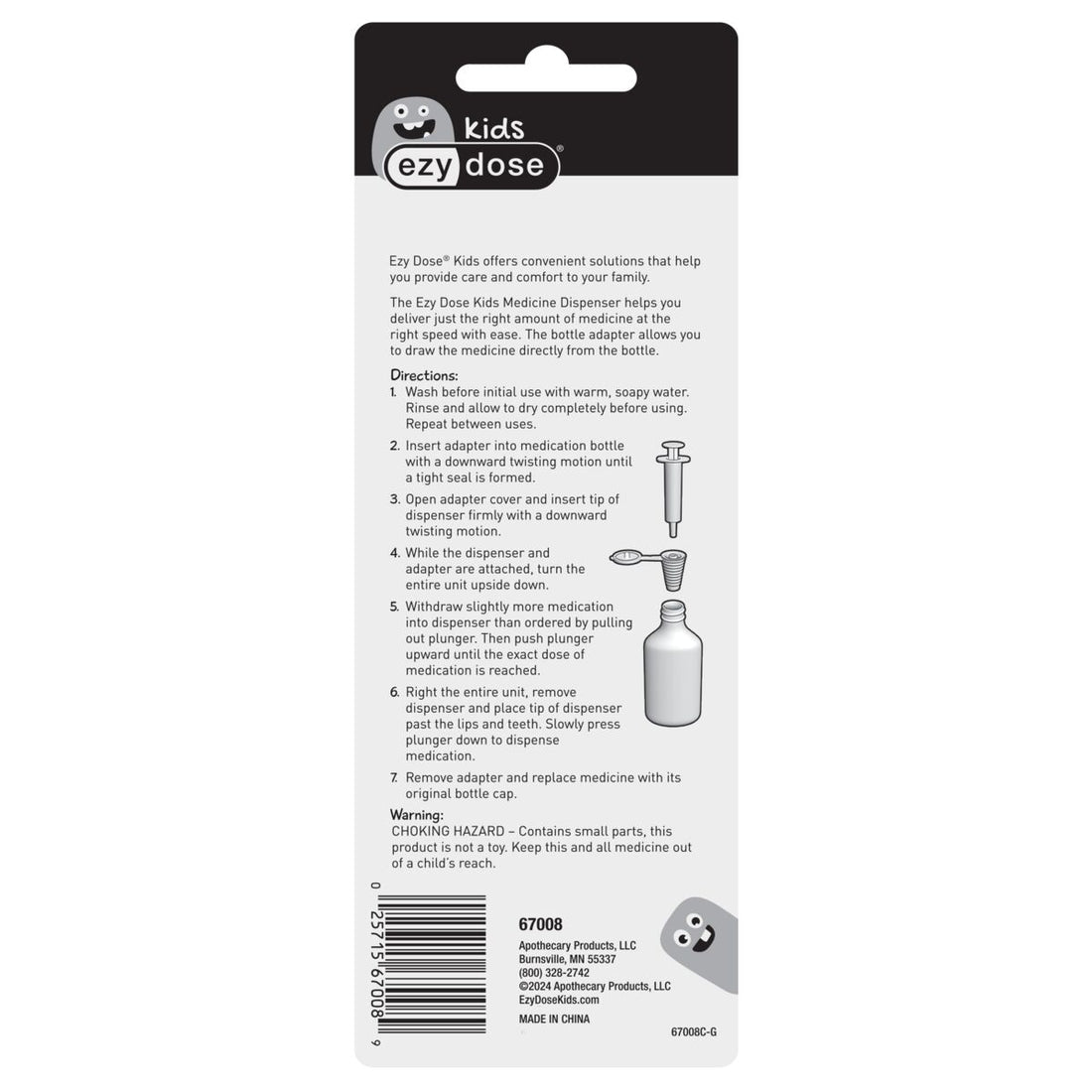 ezy dose Kids Oral Syringe and Dosage Korc, 5 mL-025715670089-LR-101596-5-LR eShop