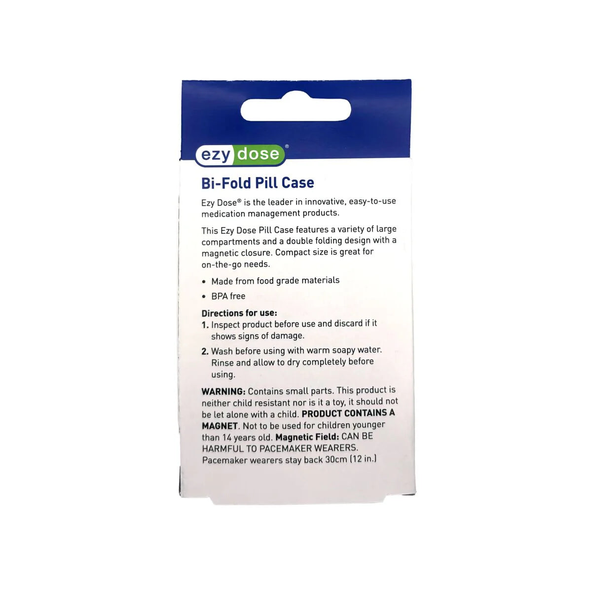 Ezy Dose Magnetic Bi-Fold Pill Organizer, Assorted-025715016818-LR-359263-4-LR eShop