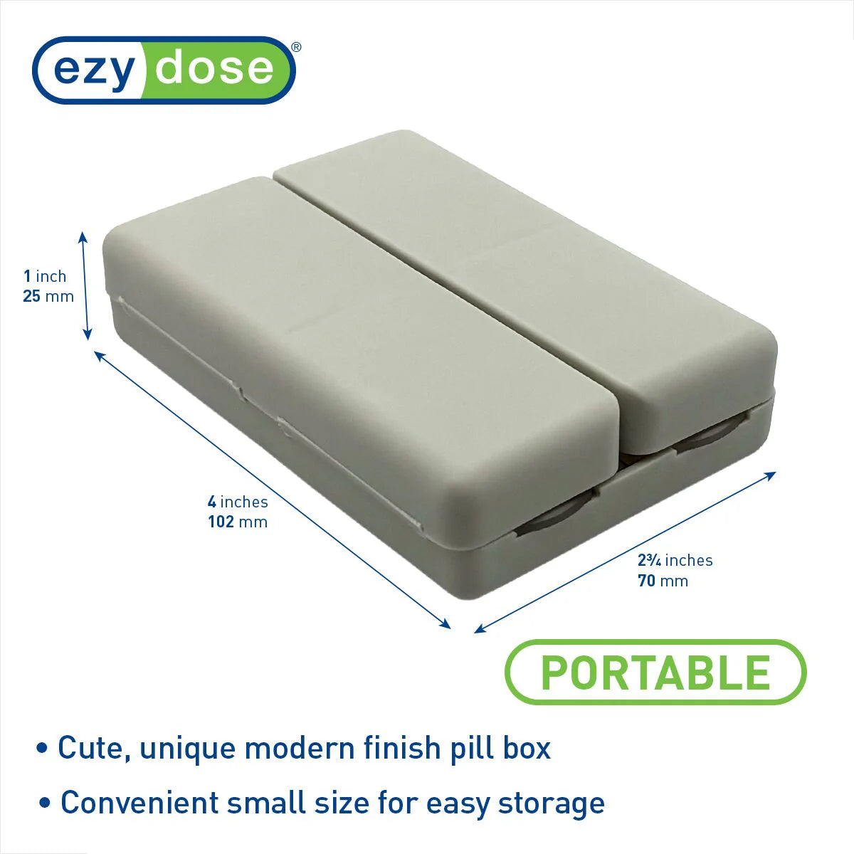 Ezy Dose Magnetic Bi-Fold Pill Organizer, Assorted-025715016818-LR-359263-6-LR eShop
