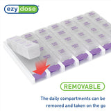 ezy dose Medtime Planner Large Pill Weekly Organizer - Assorted Colors-025715671338-LR-303591-5-LR eShop