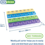 ezy dose Medtime Planner Large Pill Weekly Planner - Multicolored-025715671697-LR-254174-3-LR eShop