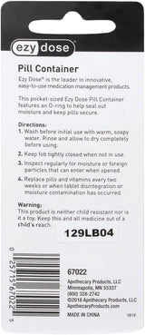 ezy dose Pocket Fob Pill Container Portable Mini Case for On the Go Medication Storage-025715670225-LR-101462-7-LR eShop