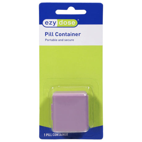 ezy dose Portable and Secure Pill Container Compact Travel Case for Medication Storage - Assorted Colors-025715670126-LR-101656-1-LR eShop