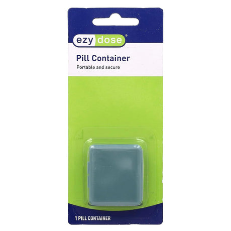 ezy dose Portable and Secure Pill Container Compact Travel Case for Medication Storage - Assorted Colors-025715670126-LR-101656-2-LR eShop