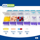 ezy dose Push Button 7-Day AM and PM Pill Case - Clear-025715675855-LR-254188-4-LR eShop