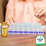 ezy dose Push Button 7-Day AM and PM Pill Case - Clear-025715675855-LR-254188-6-LR eShop