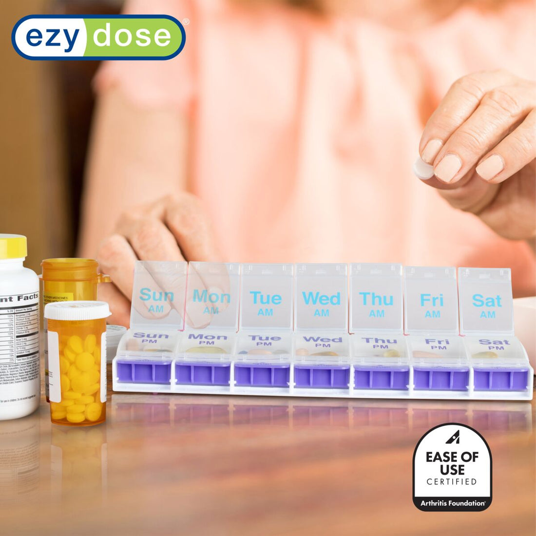 ezy dose Push Button Weekly Pill Organizer - Assorted-025715675770-LR-254187-5-LR eShop