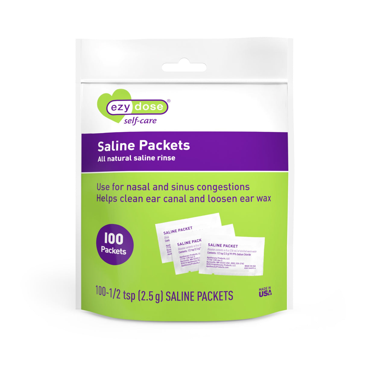 Ezy Dose Saline Nasal Rinse Packets, 100 count-025715012650-LR-359262-1-LR eShop