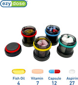 ezy dose Stackable Four Day Pill Organizer - Rainbow-025715014661-LR-355360-3-LR eShop