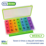 ezy dose Weekly 4 Times a Day Pill Organizer - Rainbow-025715012360-LR-339067-4-LR eShop
