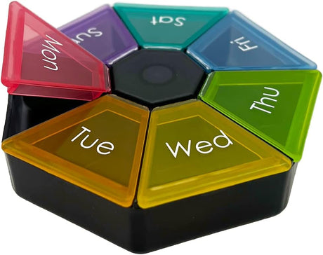 ezy dose Weekly Pill Organizer and Planner - Rainbow-025715014678-LR-355361-2-LR eShop