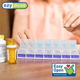 ezy dose XL Pill Planner Extra Large Weekly Medication Organizer - Assorted Colors-025715675718-LR-303564-5-LR eShop