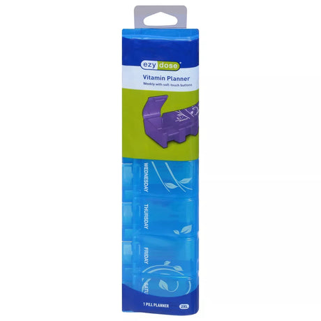 ezy dose XL Vitamin Pill Planner Extra Large Weekly Organizer - Assorted Colors-025715670904-LR-303577-1-LR eShop