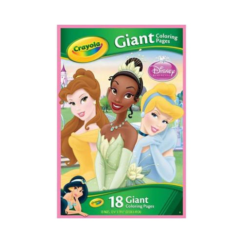 Crayola Giant Coloring Pages Disney Princess  Child  18 Pages