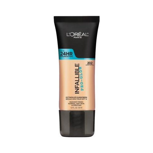 L'Oreal Paris Infallible Pro-Glow Foundation, Creamy Natural, 1 fl. oz.