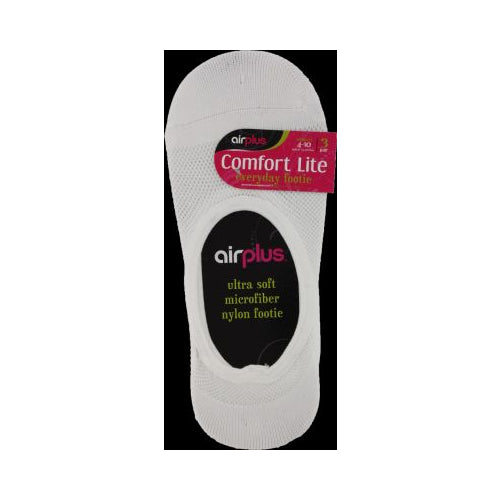 AIRPLUS CMFT LT FOOTIE WMN 3PK