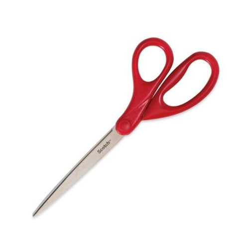 3M Household Stainless Steel Scissors- 8inch -Red, 1.0 ea