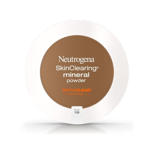 Neutrogena SkinClearing Mineral Acne Powder, Chestnut 135, .38 oz