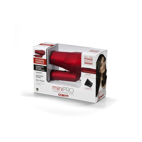 Conair MiniPro Tourmaline Ceramic Hair Dryer, 1.0 CT