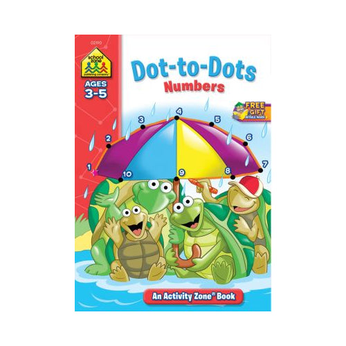 School Zone An Activity Zone Book Dot-To-Dots Numbers