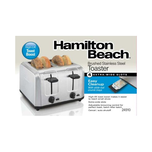 Hamilton Beach® Brushed Stainless Steel Toaster, STAINLESS STEEL, 24910