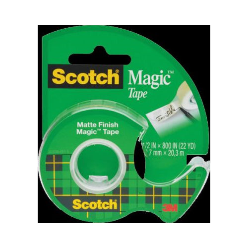 Scotch Magic Tape 1/2 Inch X 800 Inches 1 Each (Pack of 6)