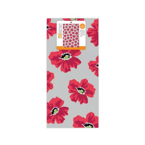 MÜkitchen Designer Print Towel - 20 x 30", New Poppy