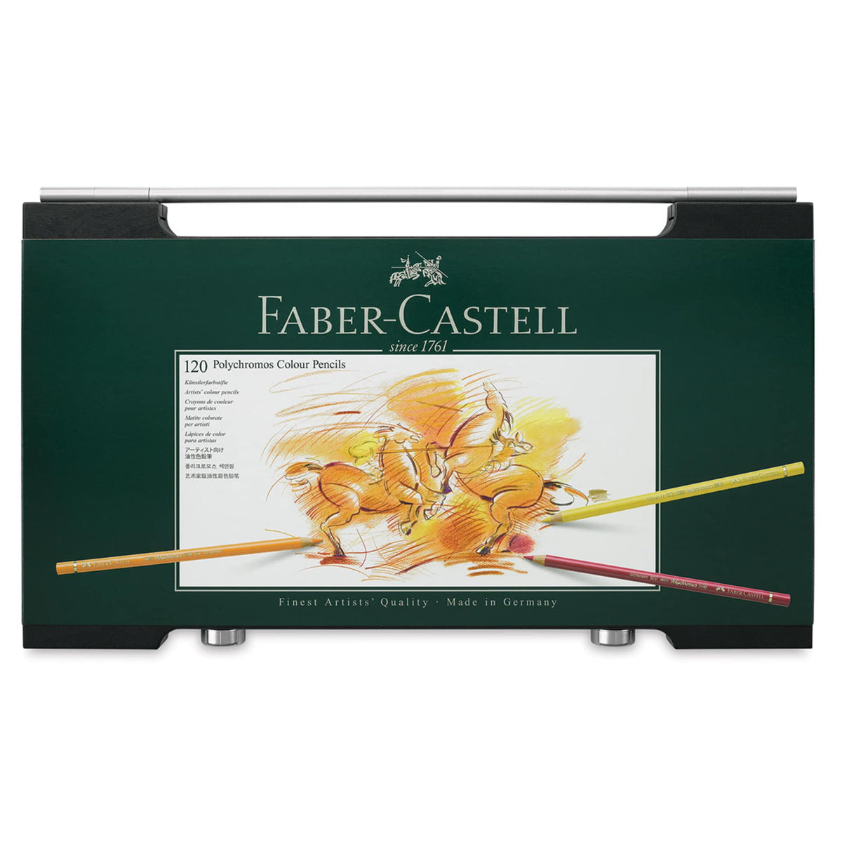 Faber-Castell Polychromos Colored Pencil Deluxe Wood Box Set, 120 count-4005401100133-LR-351086-1-LR eShop