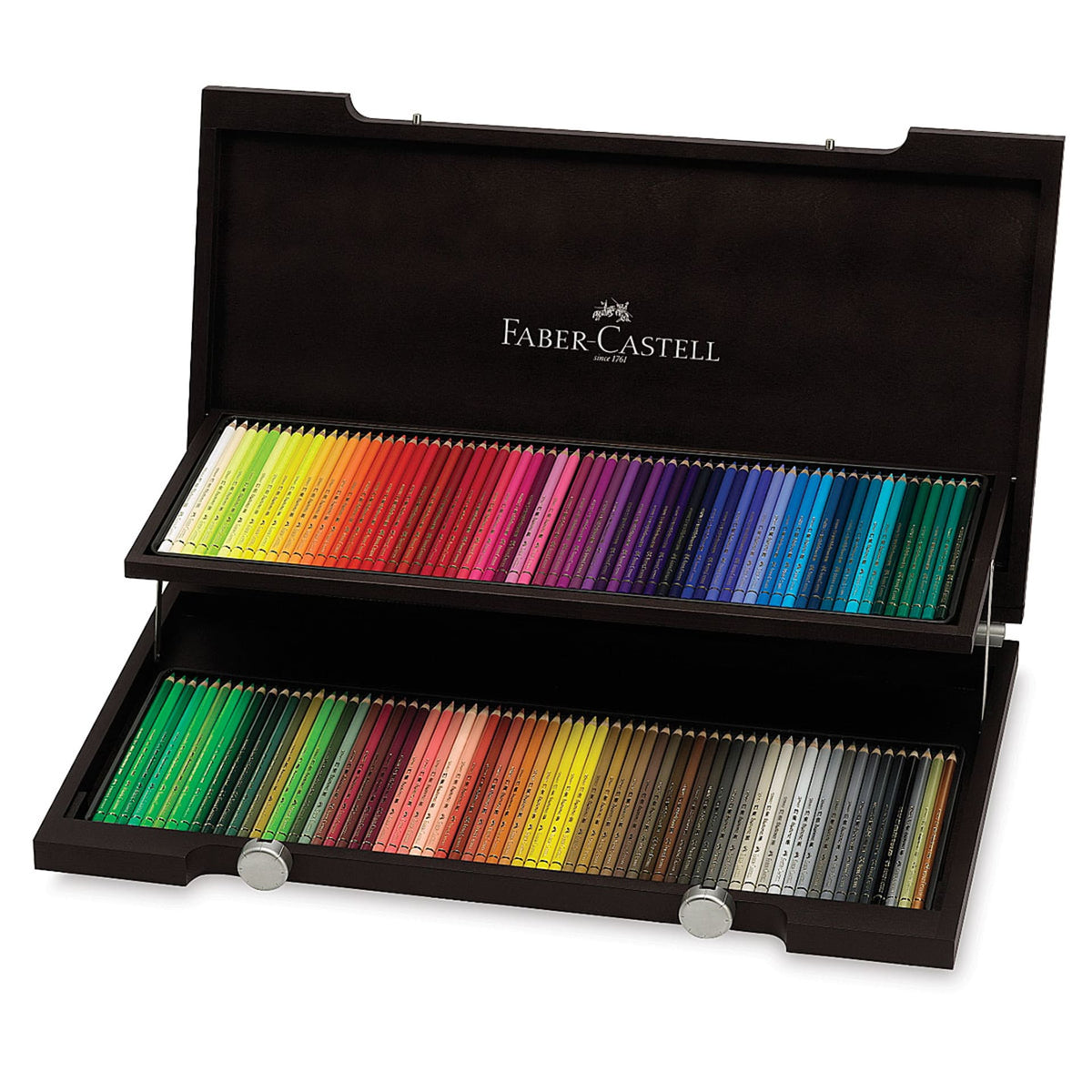 Faber-Castell Polychromos Colored Pencil Deluxe Wood Box Set, 120 count-4005401100133-LR-351086-2-LR eShop