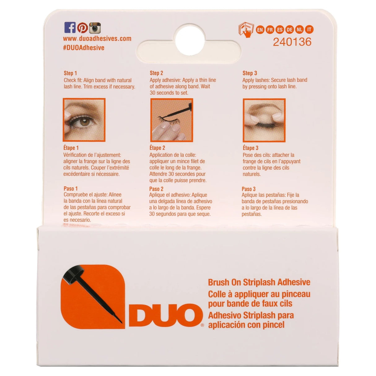 Duo Brush On Dark Adhesive