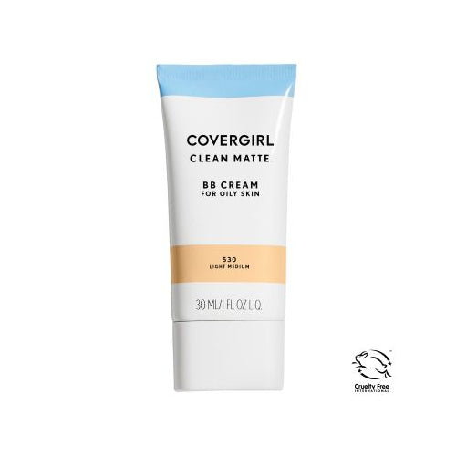 COVERGIRL Clean Matte BB Cream ,Light Medium 530, 10ML