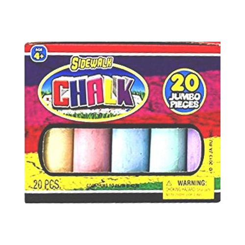 Ja-Ru Inc. Sidewalk Chalk 20 Pack