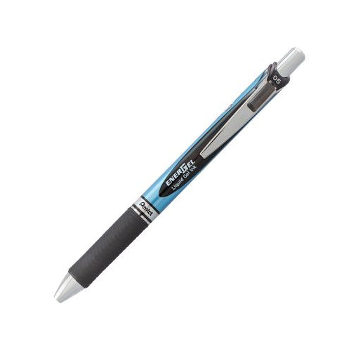 EnerGel RTX Retractable Liquid Gel Pen, (0.5mm) Needle Tip, Fine Line, Black Ink