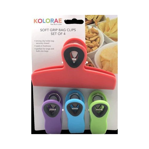 KOLORAE SOFT GRIP BAG CLIP SET