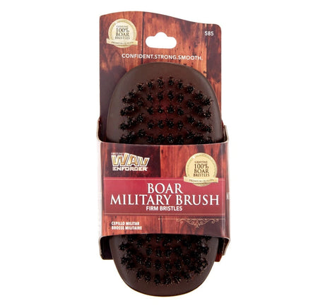 Firstline WAVEnforcer Military Boar Bristle Brush - Oval, 5”-761809055850-LR-293556-1-LR eShop