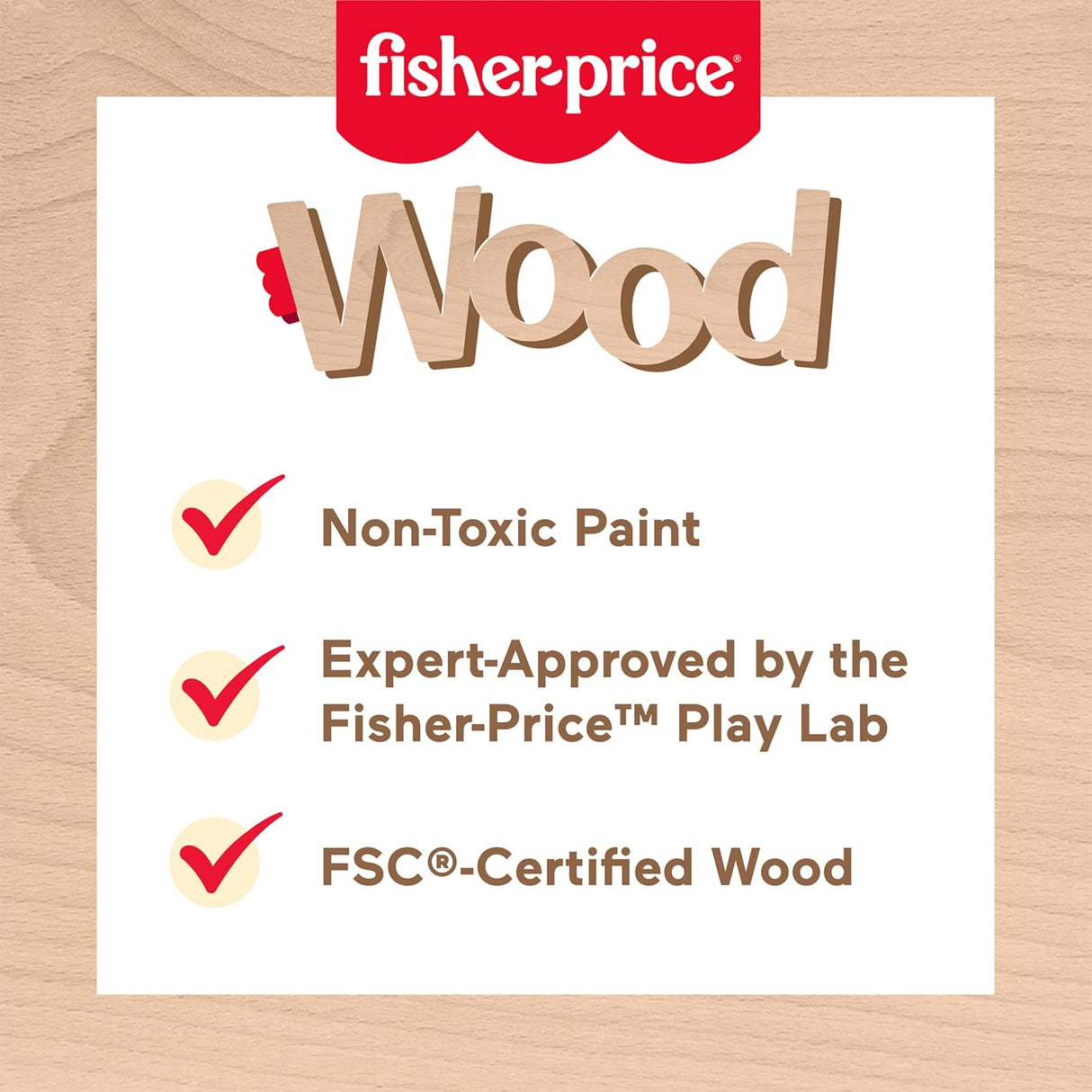 Fisher-Price Toddler Sorting Toy Wooden Shape Stacker-194735238187-LR-357616-5-LR eShop