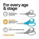 Fiskars Student Scissors, Assorted-020335077423-LR-107986-4-LR eShop