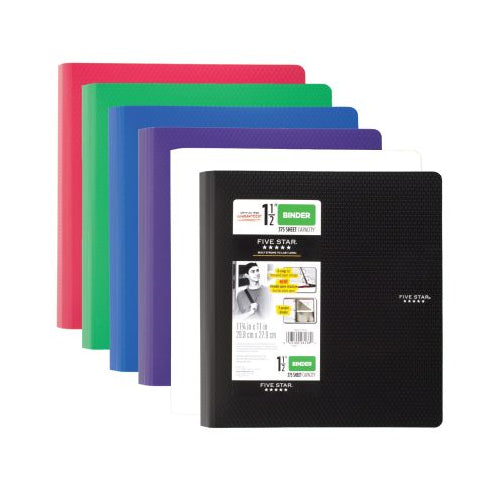 Five Star 1 1/2" Plastic Binder-043100261360-LR-325897-1-LR eShop
