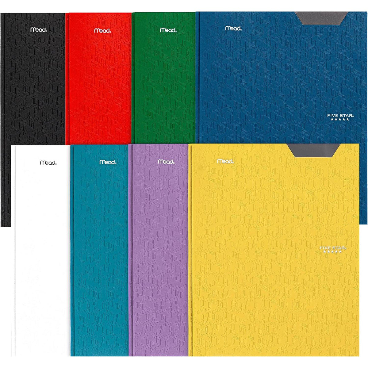 FIVE STAR 2 Pocket Stay-Put Folder with Prong Fasteners - Assorted-043100340300-LR-169556-2-LR eShop