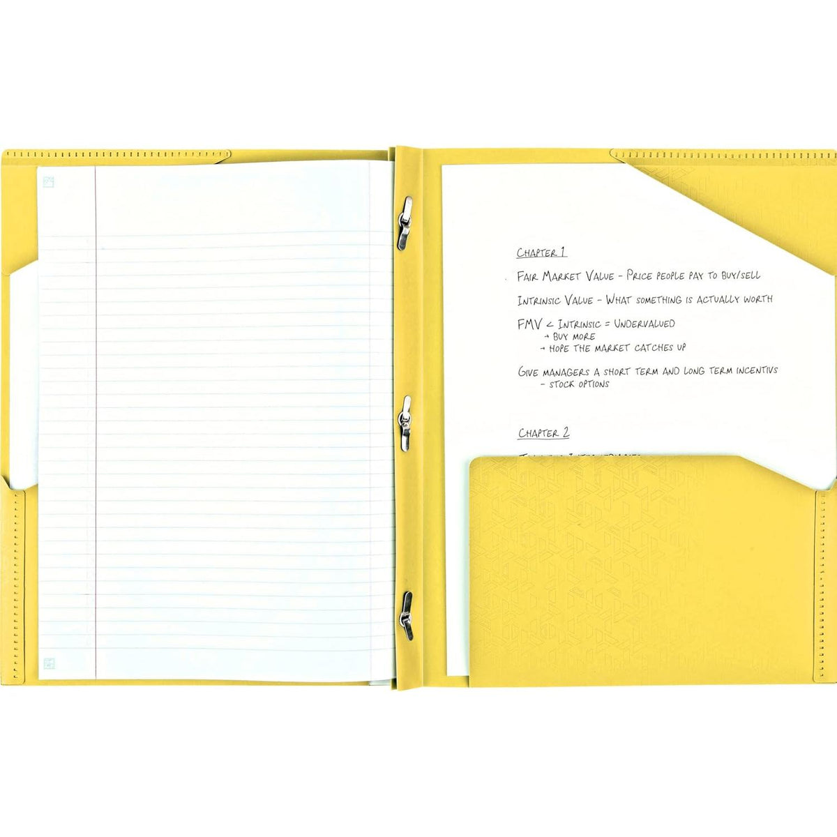 FIVE STAR 2 Pocket Stay-Put Folder with Prong Fasteners - Assorted-043100340300-LR-169556-8-LR eShop