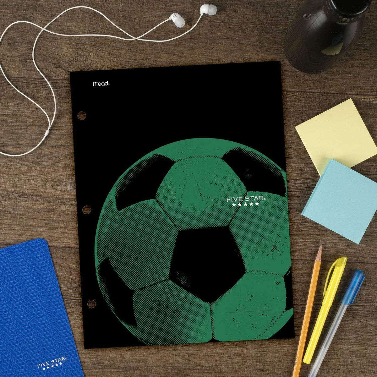FIVE STAR 4 Pocket Water-Resistant Paper Folder - Assorted Sports Designs-043100331766-LR-349733-3-LR eShop