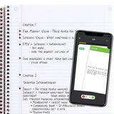 Five Star 5 Subject College Ruled Spiral Notebook - Assorted Colors-043100062080-LR-50690-3-LR eShop