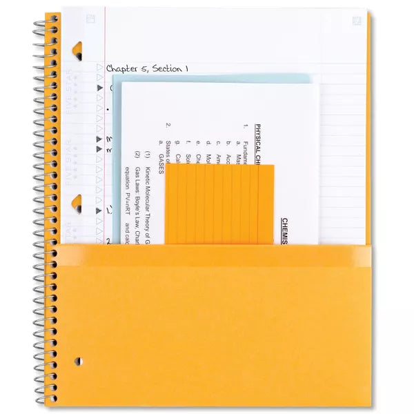Five Star 5 Subject College Ruled Spiral Notebook - Assorted Colors-043100062080-LR-50690-5-LR eShop