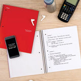 Five Star 5 Subject College Ruled Spiral Notebook - Assorted Colors-043100062080-LR-50690-7-LR eShop