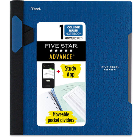 Five Star College Ruled Advance Wirebound Notebook - Assorted Colors, 1 Subject-043100063223-LR-325898-1-LR eShop