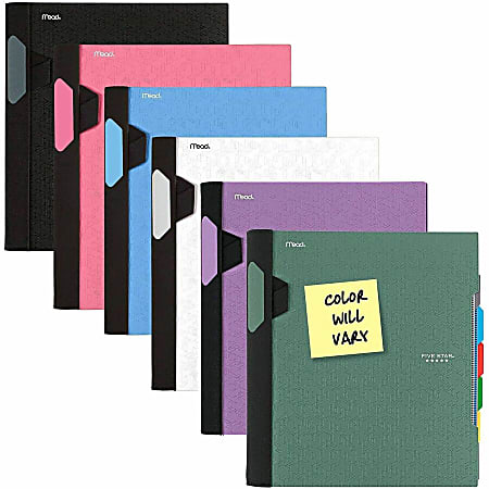 Five Star College Ruled Advance Wirebound Notebook - Assorted Colors, 5 Subject-043100063261-LR-324381-2-LR eShop