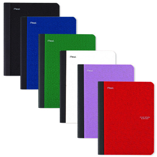 Five Star College Ruled Composition Book - Assorted Colors, 9.75" x 7.5"-071723122348-LR-354813-1-LR eShop