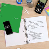 FIVE STAR College Ruled Spiral Notebook - Assorted Colors, 3 Subject-043100062103-LR-62968-3-LR eShop