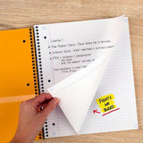 FIVE STAR College Ruled Spiral Notebook - Assorted Colors, 3 Subject-043100062103-LR-62968-4-LR eShop