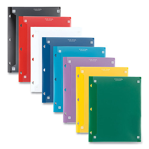 Five Star Customizable Plastic Folder - Assorted Colors-043100334521-LR-325901-2-LR eShop